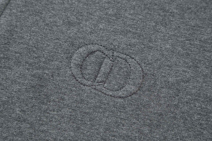 CD stand collar sweatshirt