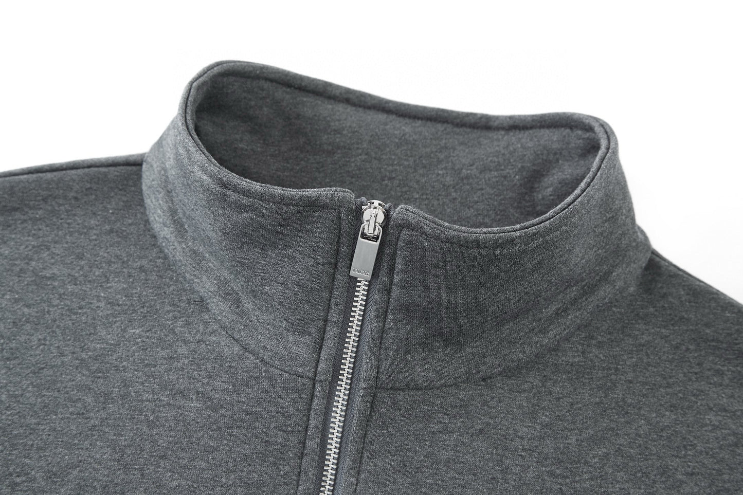 CD stand collar sweatshirt