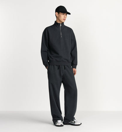 CD stand collar sweatshirt