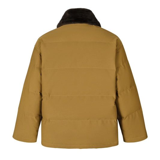 Miu collared padded down jacket