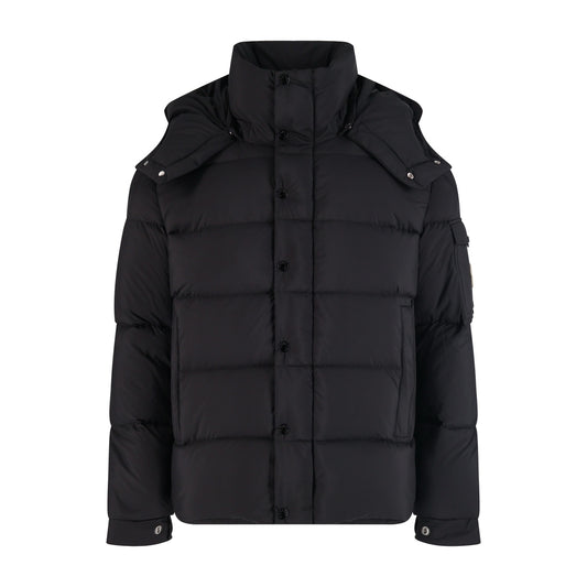 Mon stand collar down jacket