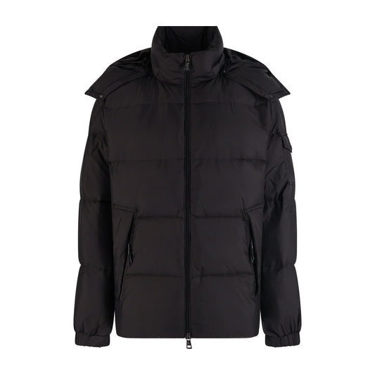 Mon stand collar down jacket