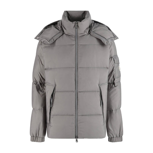 Mon stand collar down jacket