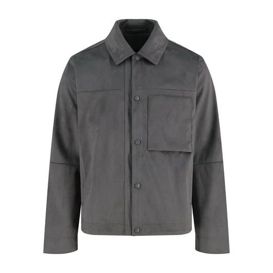 CD suede varsity jacket