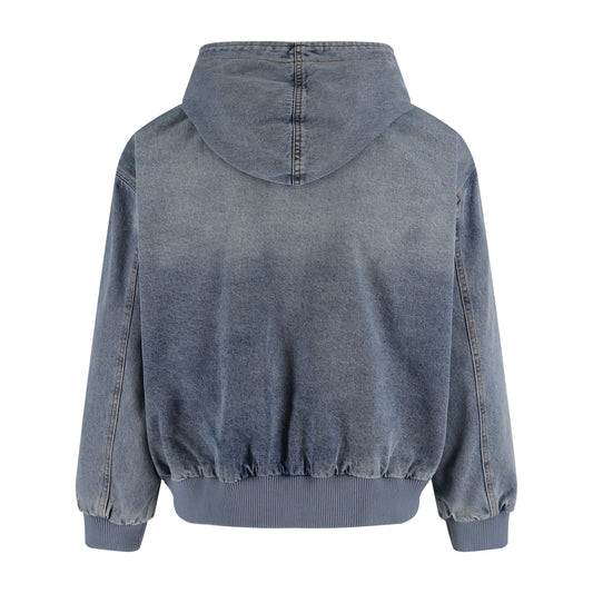 Louis embroidered denim jacket