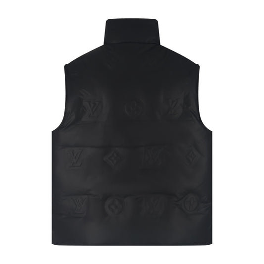 Louis embossed down vest