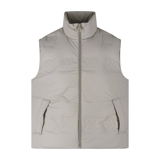 Louis embossed down vest