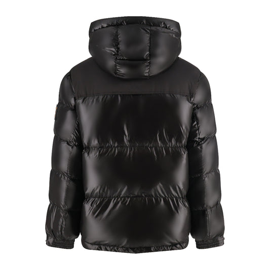 Bur embroidered down jacket