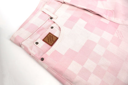 Loui streetwear checkered jeans