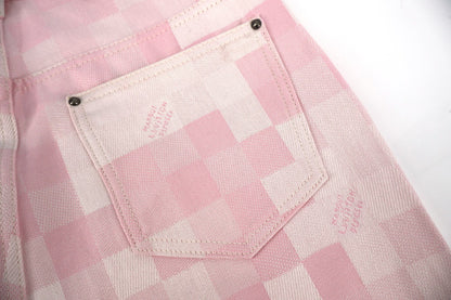 Loui streetwear checkered jeans