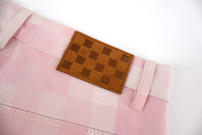 Loui streetwear checkered jeans