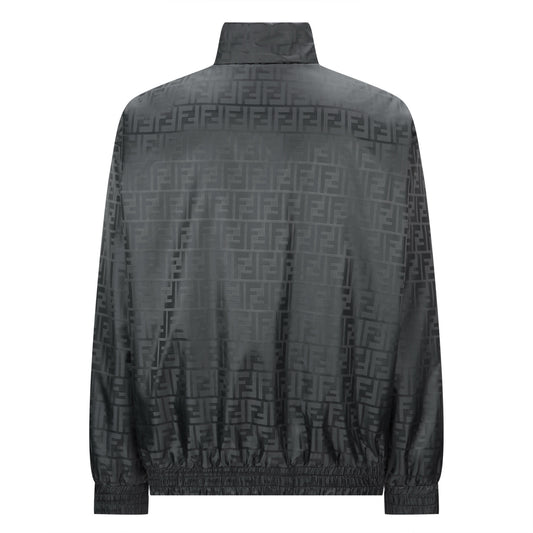 Fend collared padded jacket