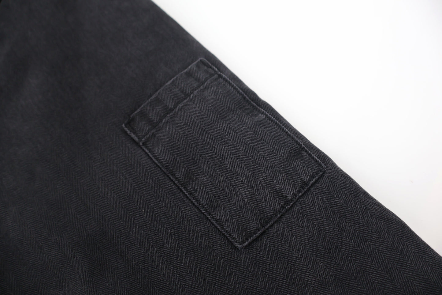 Chrome washed padded jacket